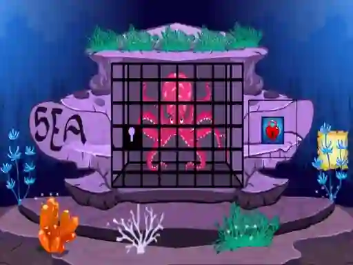Octopus Escape — δωρεάν online παιχνίδι