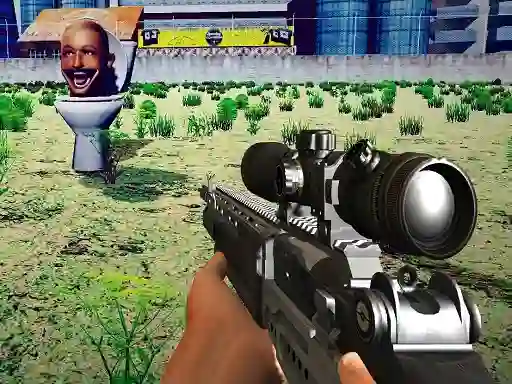 Sniper Hunting Skibidi Toilet — δωρεάν online παιχνίδι