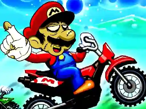 Super Mario Halloween Wheelie — δωρεάν online παιχνίδι