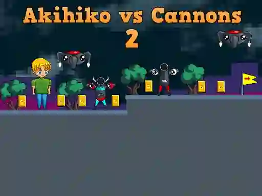 Akihiko vs Cannons 2 — δωρεάν online παιχνίδι