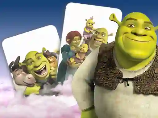 Shrek Memory Card Match — δωρεάν online παιχνίδι