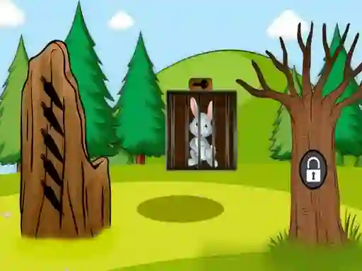 Rabbit Kitten Escape — δωρεάν online παιχνίδι