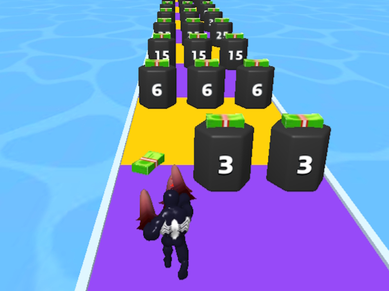 Παιχνίδι Venom Run 3D σε απευθείας σύνδεση