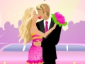 Παιχνίδι Barbie και Ken φιλώντας  σε απευθείας σύνδεση