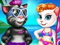 Παιχνίδι Angela και ο Tom Beach Διακοπές  σε απευθείας σύνδεση
