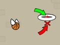 Παιχνίδι Flappy Dunk σε απευθείας σύνδεση  σε απευθείας σύνδεση