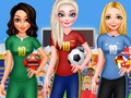 Παιχνίδι Ψηφοφορία για την πριγκίπισσα BFF για ποδόσφαιρο 2018 σε απευθείας σύνδεση