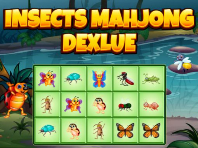 Παιχνίδι Έντομα Mahjong Deluxe  σε απευθείας σύνδεση