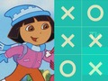 Παιχνίδι Dora tic tac toe σε απευθείας σύνδεση