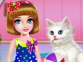 Παιχνίδι Kitty: περιποίηση και κούρεμα  σε απευθείας σύνδεση