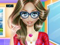 Παιχνίδι Nerd girl: μαθήματα γυμναστικής  σε απευθείας σύνδεση