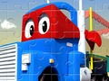 Παιχνίδι Car City Trucks Jigsaw σε απευθείας σύνδεση