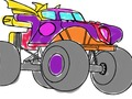 Παιχνίδι Βιβλίο ζωγραφικής Monster Truck  σε απευθείας σύνδεση