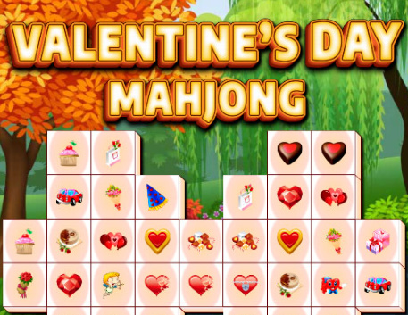 Παιχνίδι Mahjong για την ημέρα του Αγίου Βαλεντίνου  σε απευθείας σύνδεση