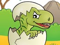 Παιχνίδι Dino παιχνίδι χρωματισμού  σε απευθείας σύνδεση