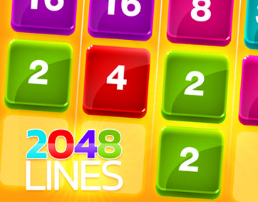 Παιχνίδι 2048 Γραμμές σε απευθείας σύνδεση