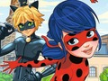 Παιχνίδι Διαφορές LadyBug σε απευθείας σύνδεση