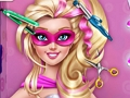 Παιχνίδι Κούρεμα Super Barbara Real  σε απευθείας σύνδεση