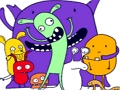 Παιχνίδι Παζλ Cute Little Monsters  σε απευθείας σύνδεση
