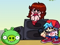 Παιχνίδι Friday Night Funkin 'εναντίον PIG από Angry Birds  σε απευθείας σύνδεση