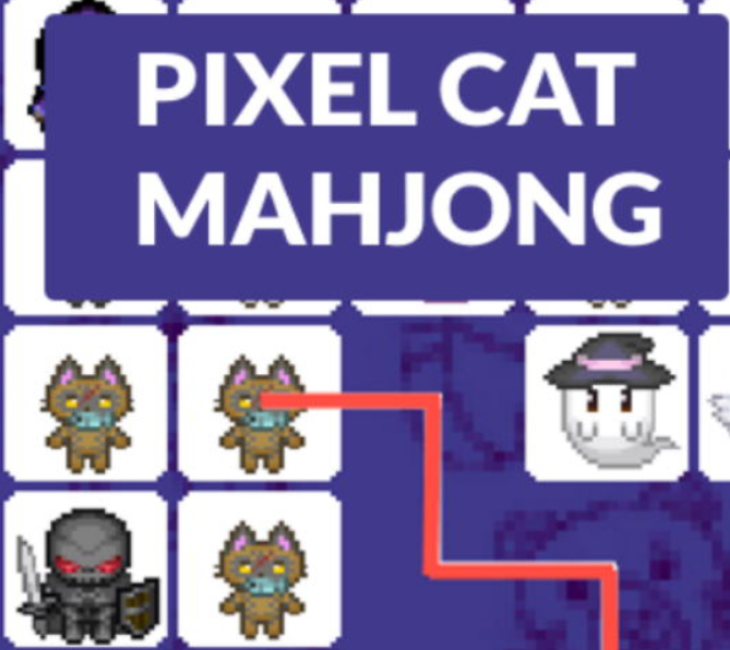 Παιχνίδι Pixel Cat Mahjong σε απευθείας σύνδεση