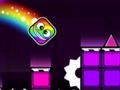 Παιχνίδι Geometry Dash: Neon Rainbow  σε απευθείας σύνδεση