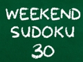 Παιχνίδι Σαββατοκύριακο Sudoku 30  σε απευθείας σύνδεση