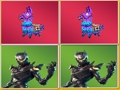 Παιχνίδι Μνήμη Fortnite ταιριάζει σε απευθείας σύνδεση