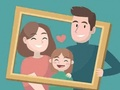 Παιχνίδι Χαρούμενο Πάζλ Οικογένειας σε απευθείας σύνδεση