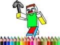 Παιχνίδι Επιστροφή στο σχολείο: Minecraft Coloring  σε απευθείας σύνδεση