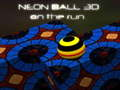 Παιχνίδι Neon Ball 3d στο τρέξιμο  σε απευθείας σύνδεση