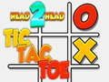 Παιχνίδι Κεφαλή 2 κεφαλή tic tac toe σε απευθείας σύνδεση