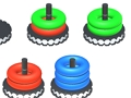 Παιχνίδι MATCH STACK: Παιχνίδι Color Hoop σε απευθείας σύνδεση