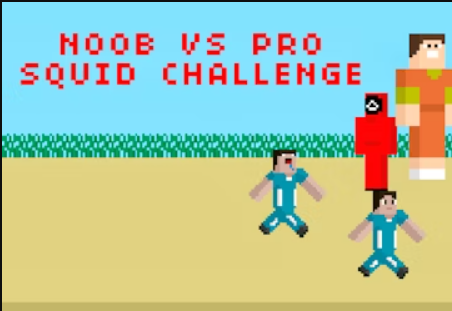 Παιχνίδι Noob vs Pro Squid Challenge σε απευθείας σύνδεση