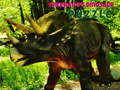 Παιχνίδι Το παζλ για τους δεινόσαυρους Triceratops  σε απευθείας σύνδεση