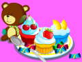 Παιχνίδι Μαγειρεύοντας πολύχρωμα cupcakes  σε απευθείας σύνδεση