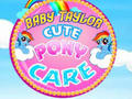 Παιχνίδι Baby Taylor Cute Pony Φροντίδα σε απευθείας σύνδεση