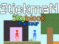 Παιχνίδι Stickman Skyblock Parkour σε απευθείας σύνδεση
