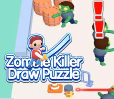 Παιχνίδι Zombie Killer Draw Puzzle σε απευθείας σύνδεση