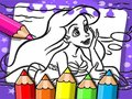 Παιχνίδι Βιβλίο ζωγραφικής Ariel The Mermaid  σε απευθείας σύνδεση