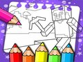 Παιχνίδι Βιβλίο ζωγραφικής Minecraft  σε απευθείας σύνδεση