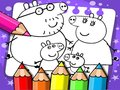 Παιχνίδι Βιβλίο ζωγραφικής Peppa Pig  σε απευθείας σύνδεση