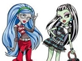 Παιχνίδι Βιβλίο ζωγραφικής για το Monster High  σε απευθείας σύνδεση