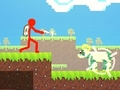 Παιχνίδι Red Stickman vs Monster School 2 σε απευθείας σύνδεση