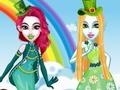 Παιχνίδι Μάχη μόδας Green εναντίον Rainbow  σε απευθείας σύνδεση