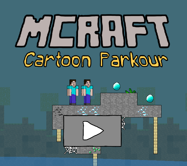 Παιχνίδι Mcraft cartoon parkour σε απευθείας σύνδεση