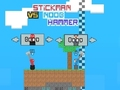 Παιχνίδι Stickman εναντίον Noob Hammer  σε απευθείας σύνδεση
