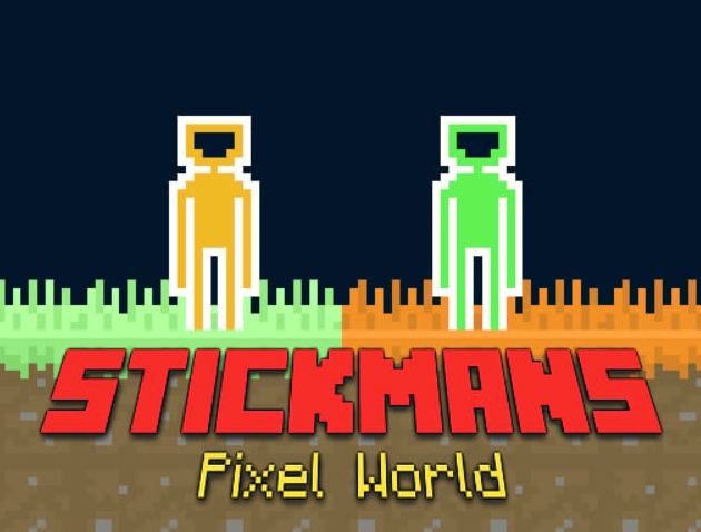 Παιχνίδι Stickmans Pixel World σε απευθείας σύνδεση
