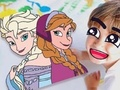 Παιχνίδι Βιβλίο ζωγραφικής: Frozen  σε απευθείας σύνδεση