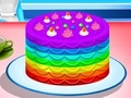 Παιχνίδι Μαγειρική τούρτα Rainbow  σε απευθείας σύνδεση